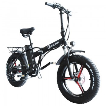 Shengmilo Mx21 ファットバイク 20インチ 電動自転車アシスト極太タイヤ　ブラック